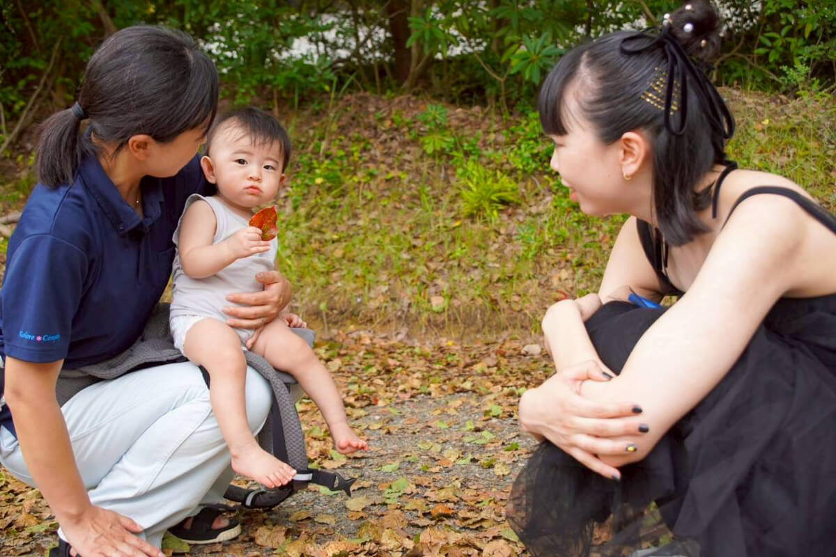奈多海岸の前撮りフォト1（ご家族ショット）
